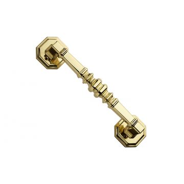 Otto 528M Pull Handle 284 mm Polished Brass Lacquered