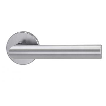 Lucia KP Smart2lock Lever Door Handle on Round Rose - Right Hand