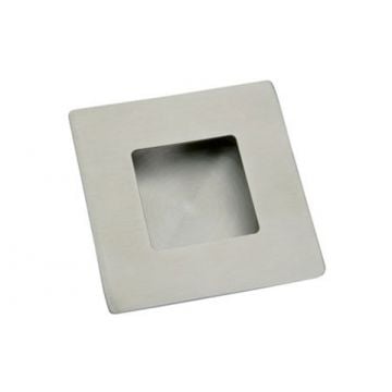 Square Flush Pull 70 x 70 mm Satin Stainless Steel