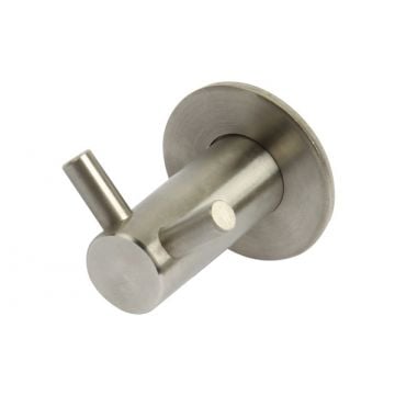 Double Coat Hook 40 mm Satin Stainless Steel