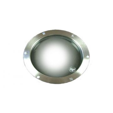 250 mm Port Hole Fire Rated FD30 Satin Stainless Steel