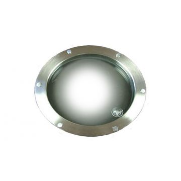 300 mm Port Hole Fire Rated FD30 Polished Stainless Steel
