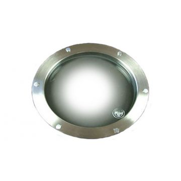 350 mm Port Hole Fire Rated FD30 Polished Stainless Steel