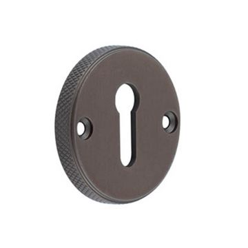 Round Uncovered Escutcheon Polished Brass Lacquered