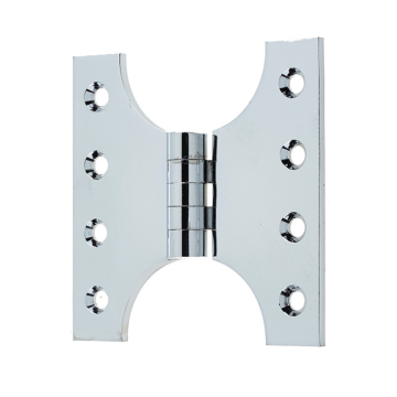 Parliament Hinge 102  x 152 mm Brass Contract Suite Polished Chrome Plate