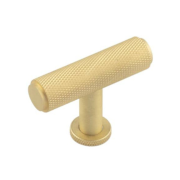 Piccadilly T Bar Handle 55 mm Satin Brass Lacquered