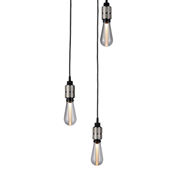 Hooked 3.0 Nude Pendant Light 2000 mm Cable Satin Stainless Steel