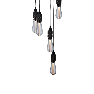 Hooked 6.0 Nude Pendant Light 2000 mm Cable Smoked Bronze